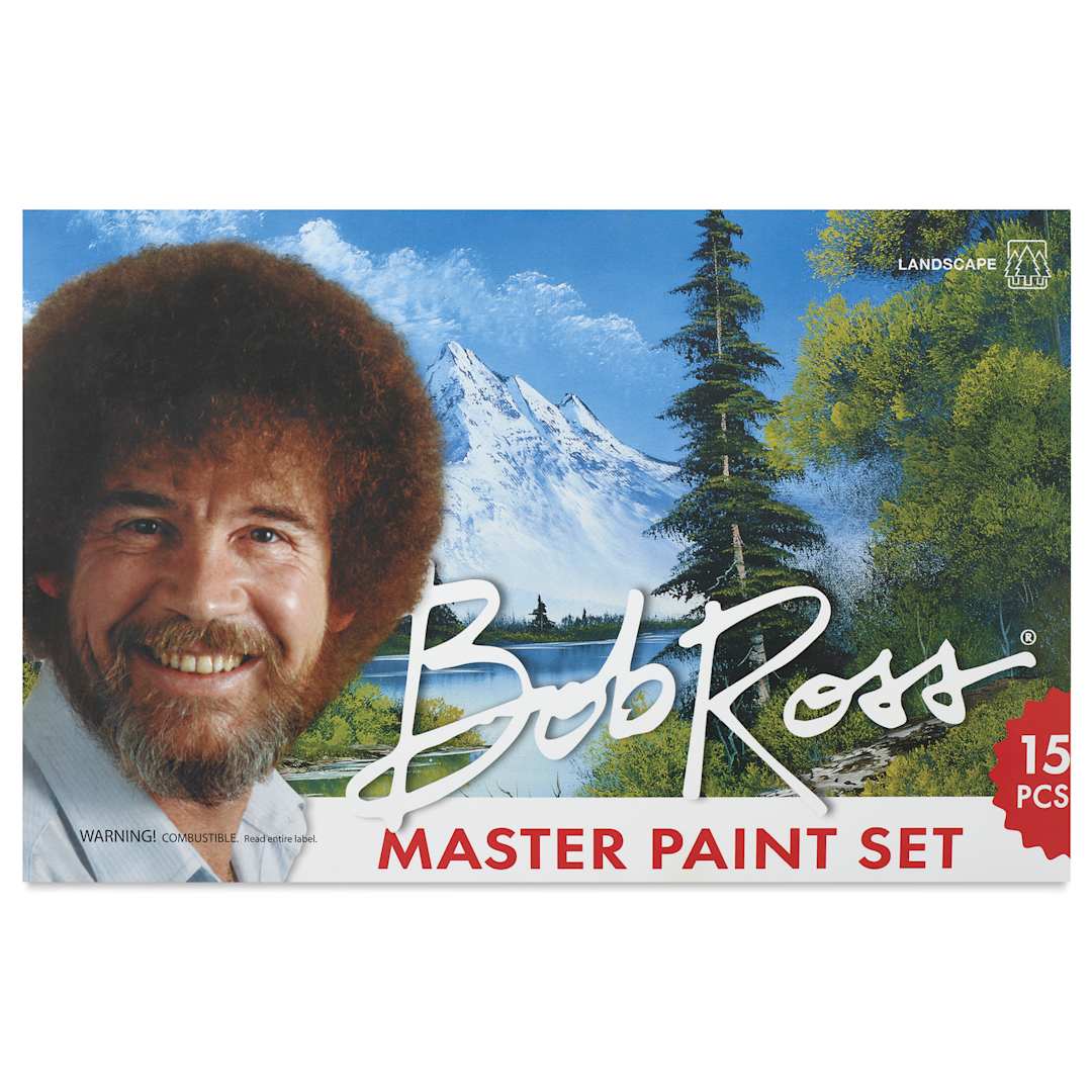Open in modal - Bob Ross Master Paint Set - Set of 8, Assorted Colors front of package
