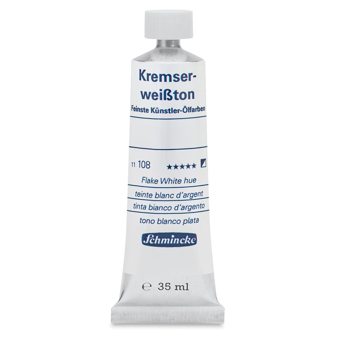 Open in modal - Schmincke Flake White Hue Oil Paint - 35 ml