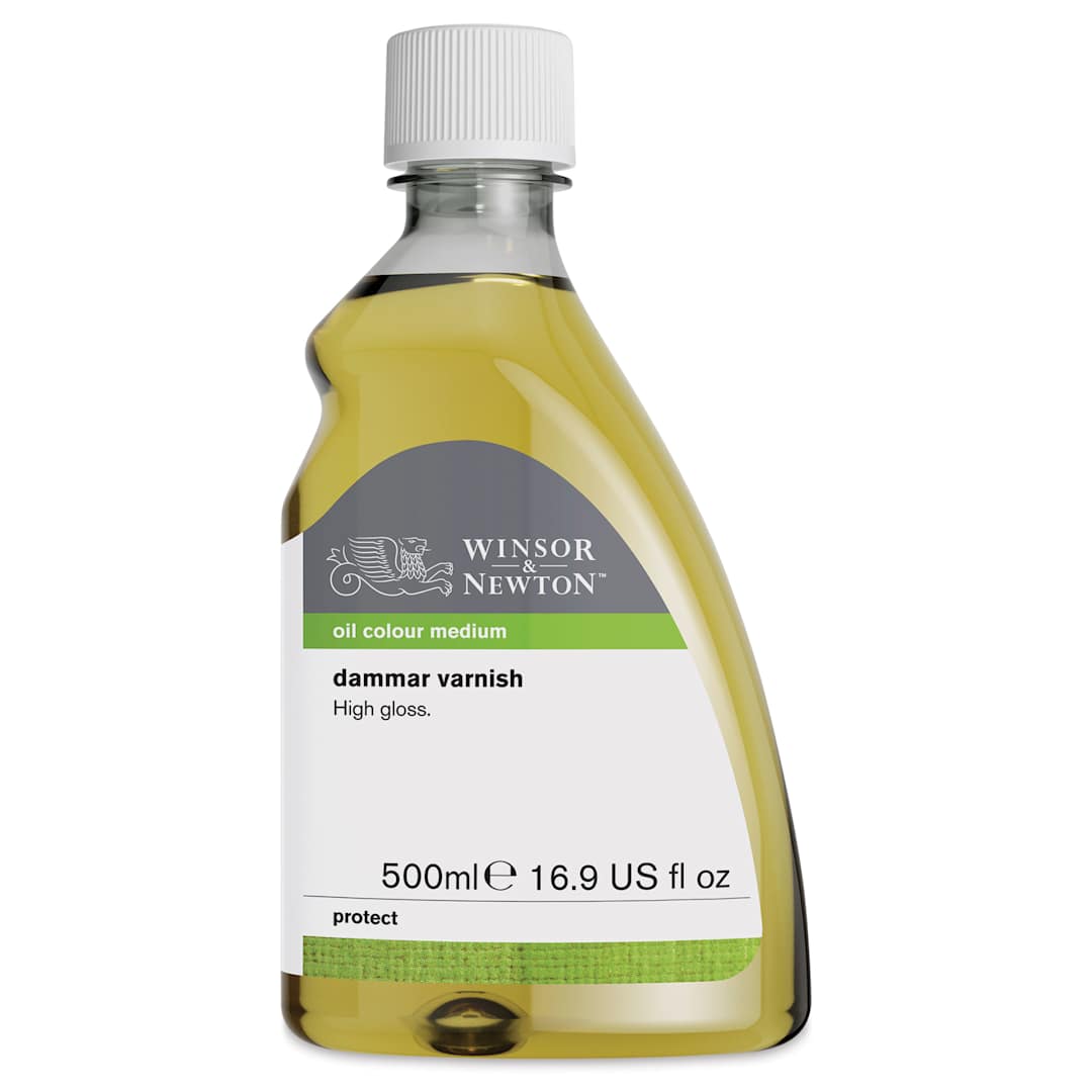 Open in modal - Winsor & Newton Dammar Varnish - 500 ml Glass Bottle