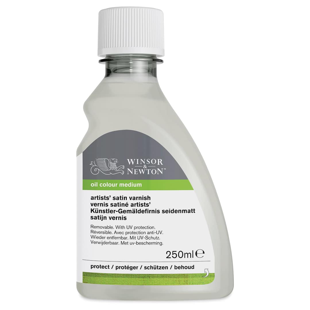Open in modal - Winsor & Newton Original Artists' Satin Varnish - Satin, 250 ml bottle