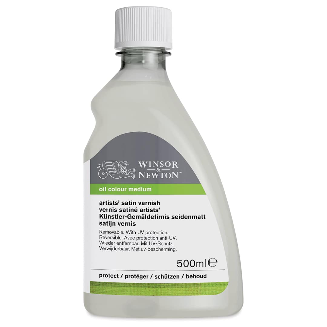 Open in modal - Winsor & Newton Original Artists' Satin Varnish - Satin, 500 ml bottle