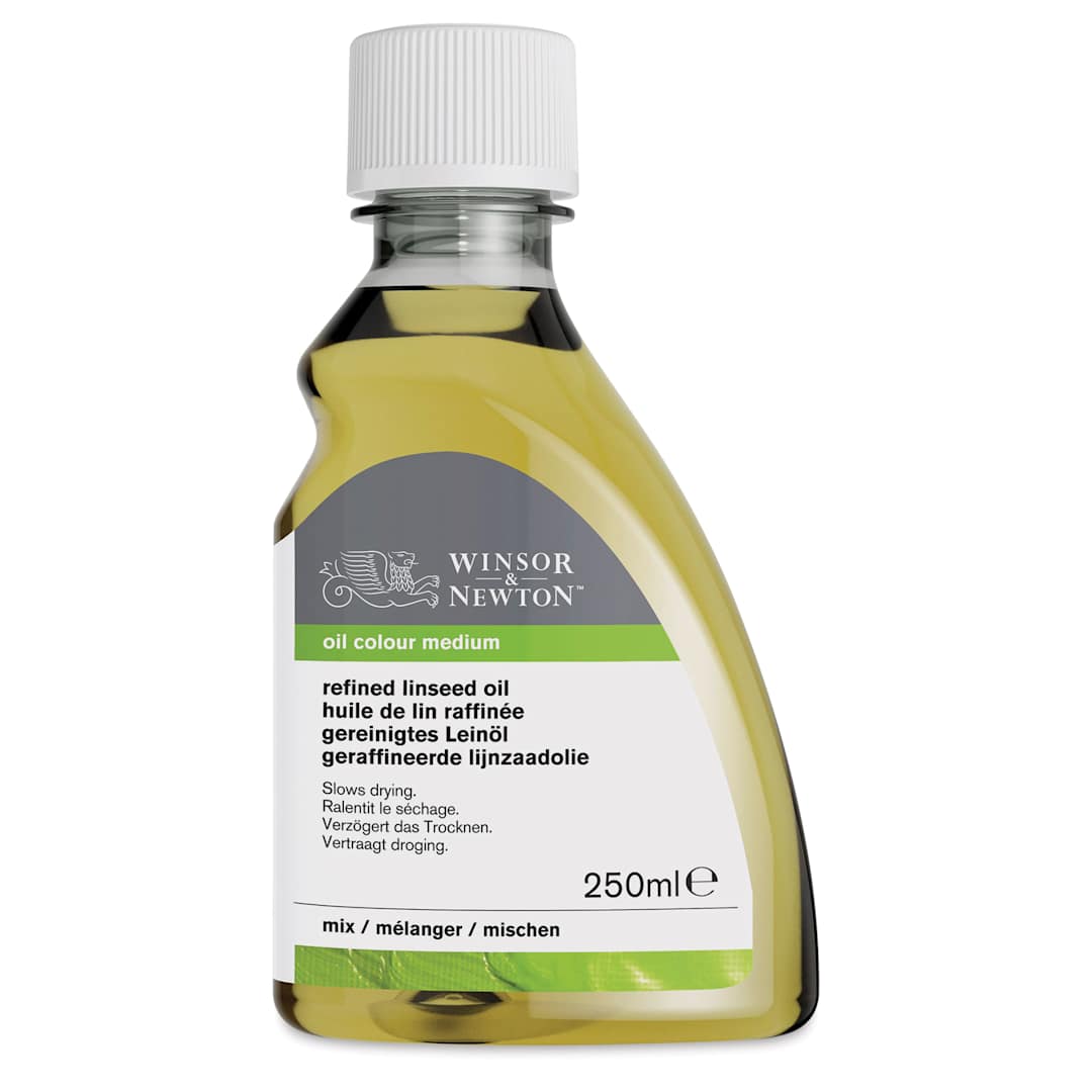 Open in modal - Winsor & Newton Refined Linseed Oil - 250 ml bottle