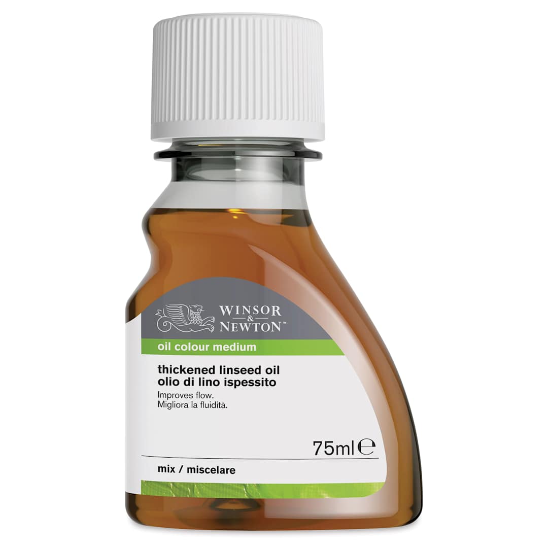 Open in modal - Winsor & Newton Thickened Linseed oil - 75 ml bottle