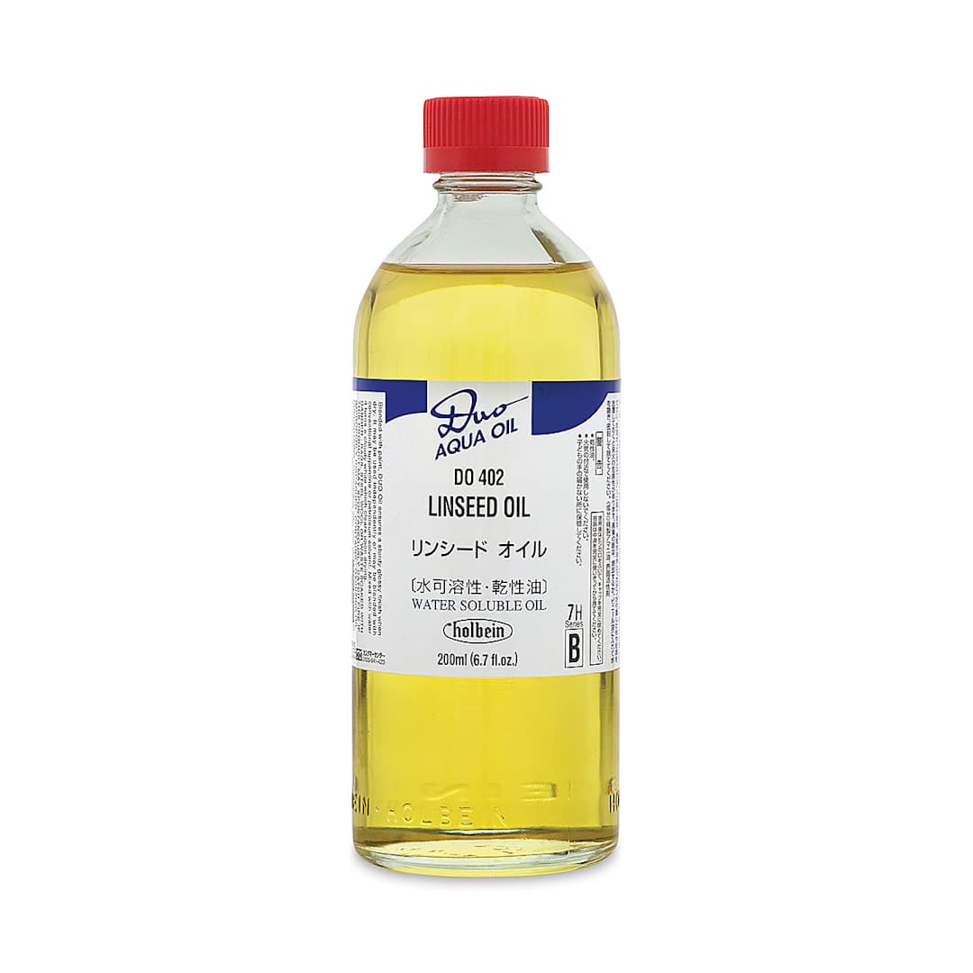 Open in modal - Holbein Duo Aqua Linseed Oil - 200 ml bottle