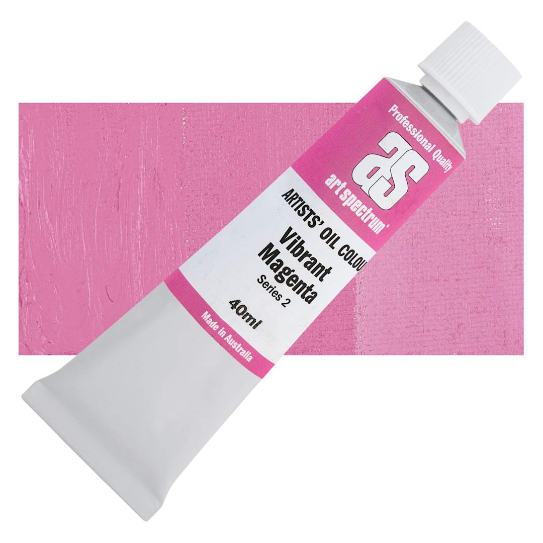 Open in modal - Art Spectrum Artists' Oil Paint - Vibrant Magenta, 40 ml