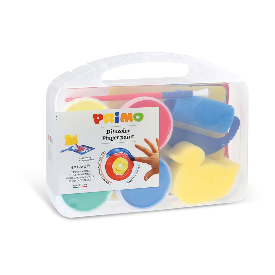 Open in modal - Finger Paint Carry Set 14-Piece Finger Paint Set