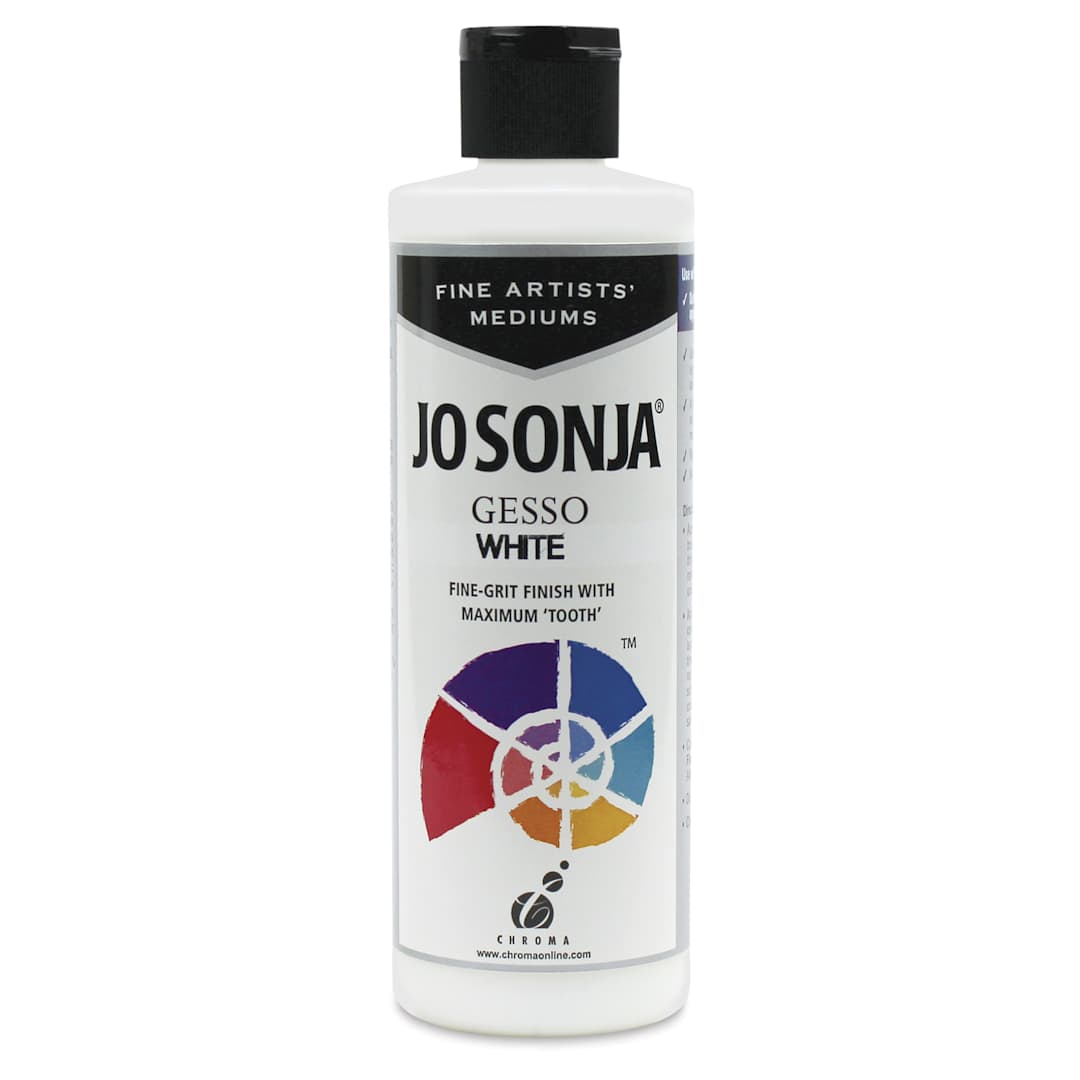 Open in modal - Chroma’s Jo Sonja Gesso Primer - White, 236 ml
