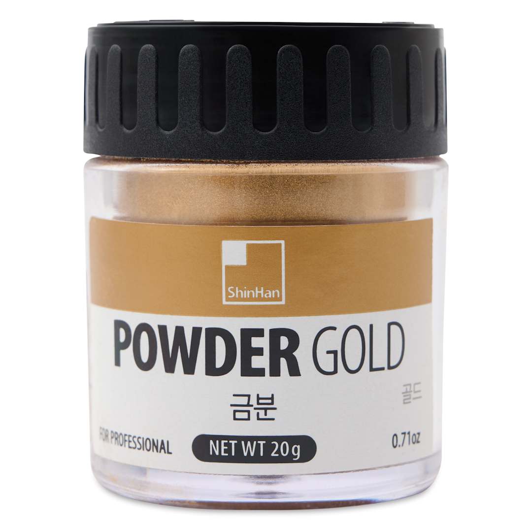 Open in modal - ShinHan Professional Metallic Powder - 15 g, Gold, Jar, front