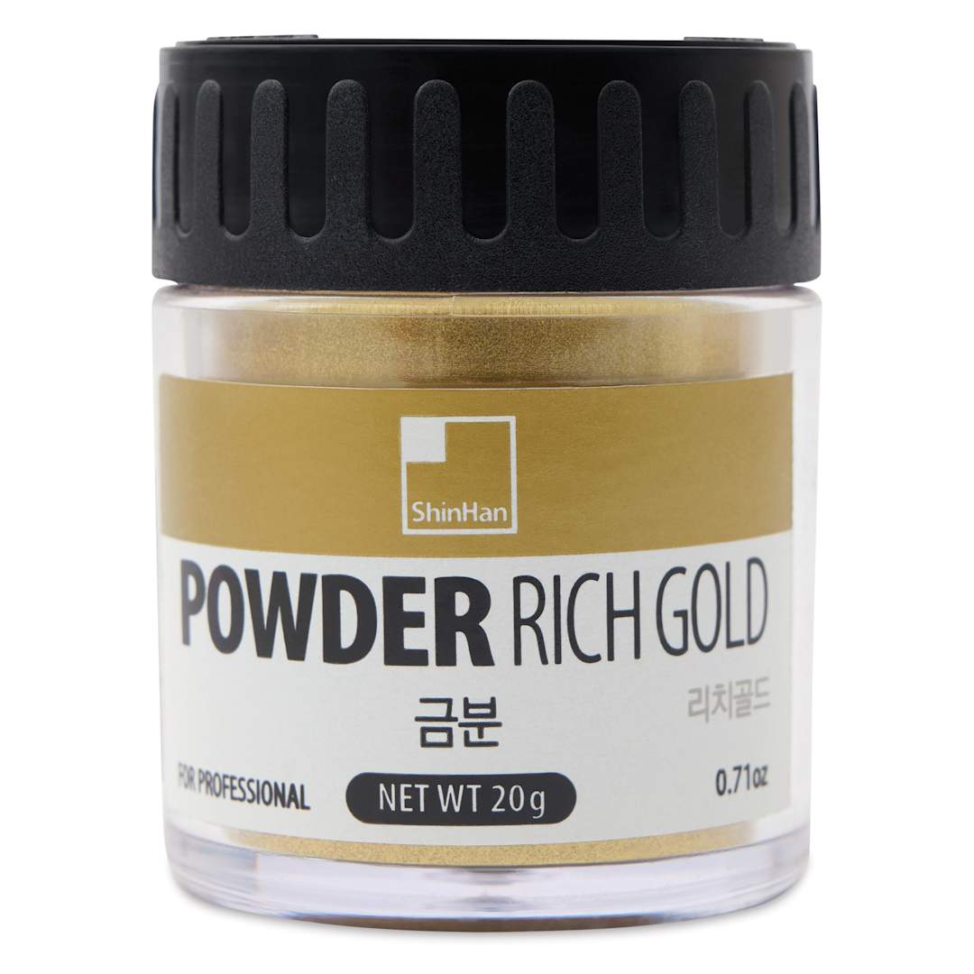 Open in modal - ShinHan Professional Metallic Powder - 15 g, Rich Gold, Jar, front