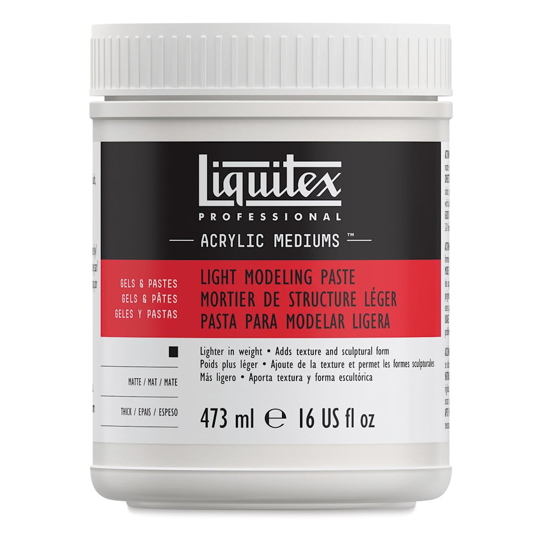 Open in modal - Liquitex Light Modeling Paste - 16 oz jar