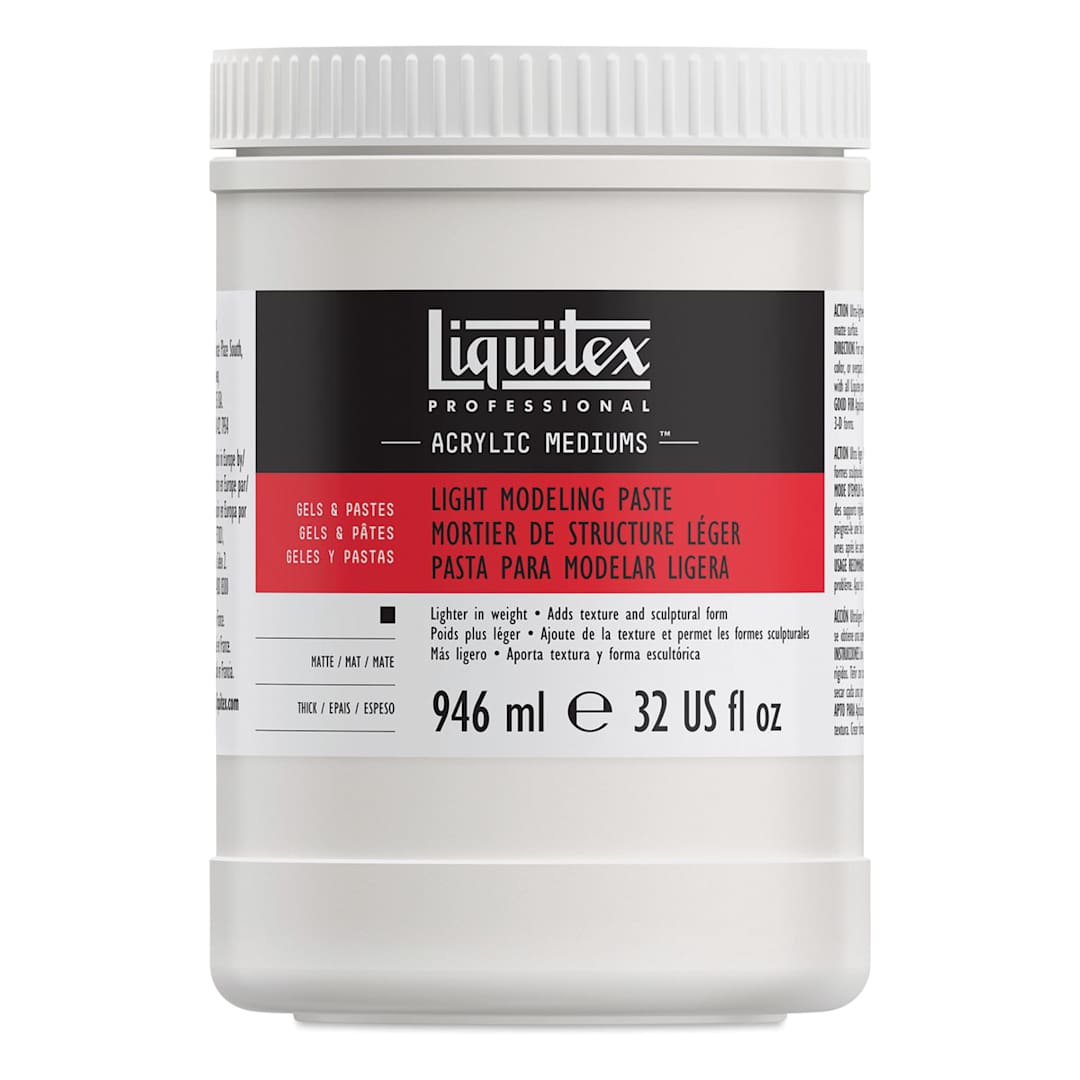 Open in modal - Liquitex Light Modeling Paste - 32 oz jar