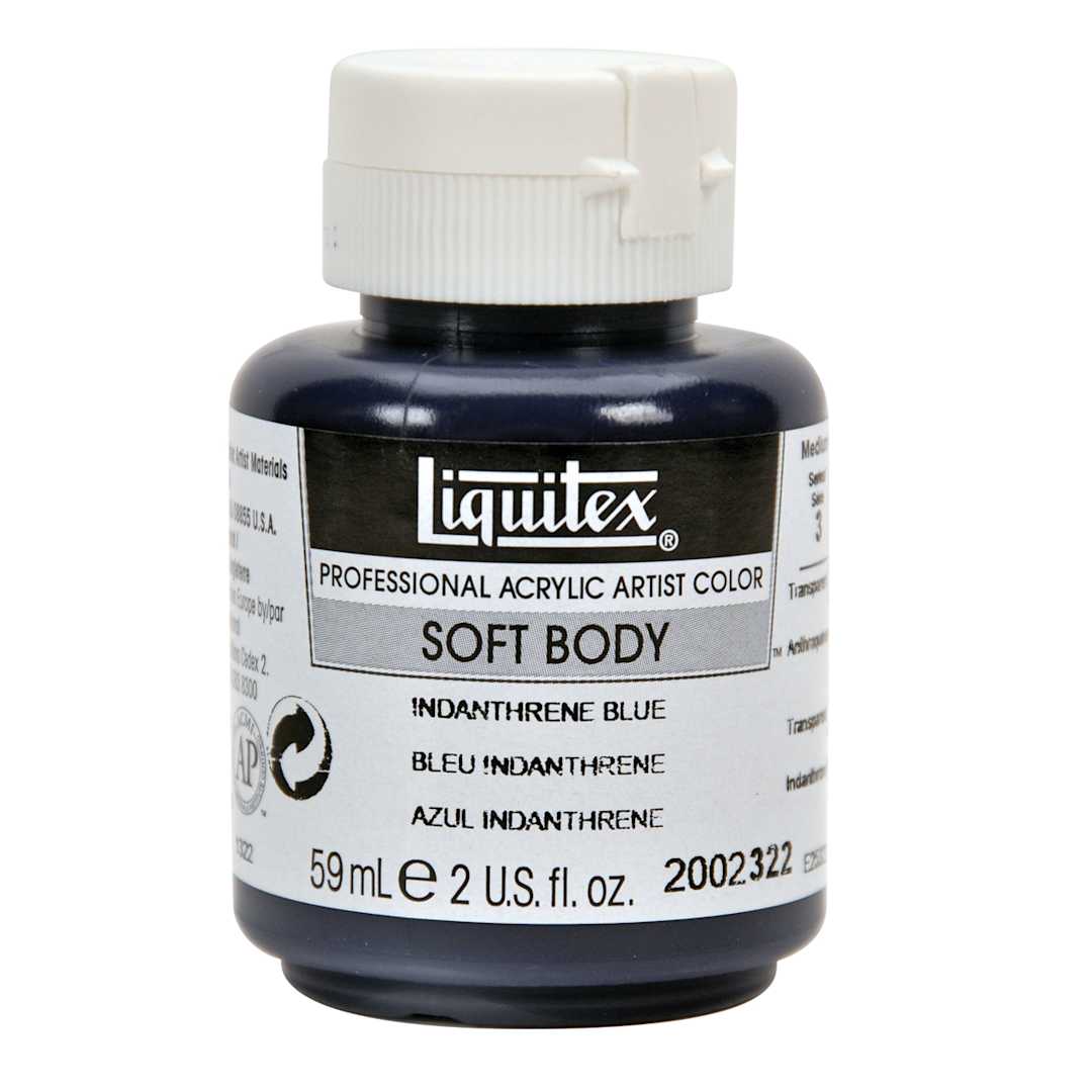 Open in modal - Professional Soft Body Acrylic Colors Indanthrene Blue