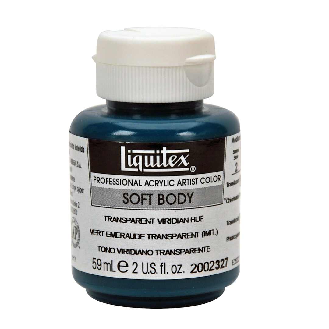 Open in modal - Professional Soft Body Acrylic Colors Transparent Viridian Hue
