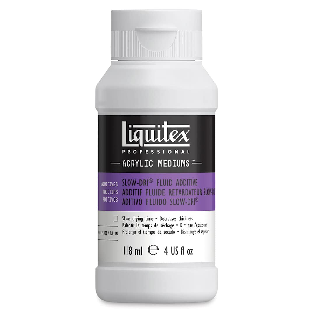 Open in modal - Liquitex Slow-Dri Fluid Additive - Front of 4 oz bottle