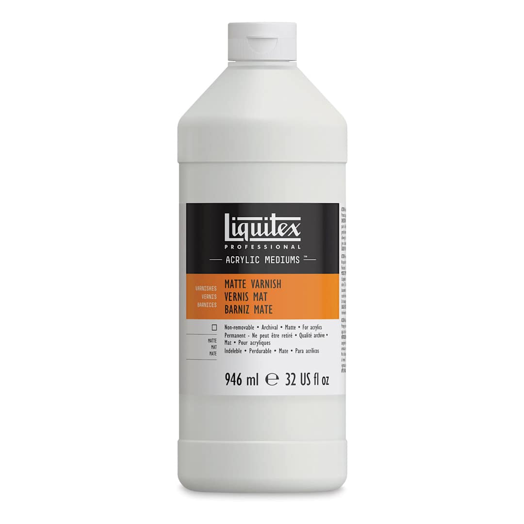 Open in modal - Liquitex Acrylic Varnish - Matte, 32 oz bottle
