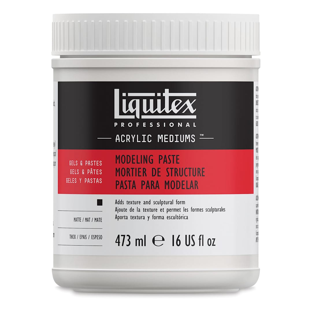 Open in modal - Liquitex Medium - Modeling Paste, 16 oz jar