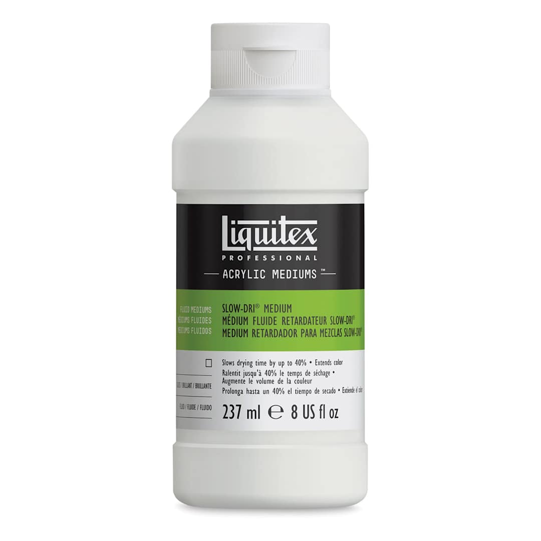 Open in modal - Liquitex Fluids Slow-Dri Medium - 8 oz bottle