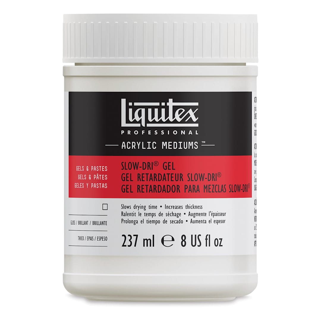 Open in modal - Liquitex Medium - Slow-Dri Gel, 8 oz jar