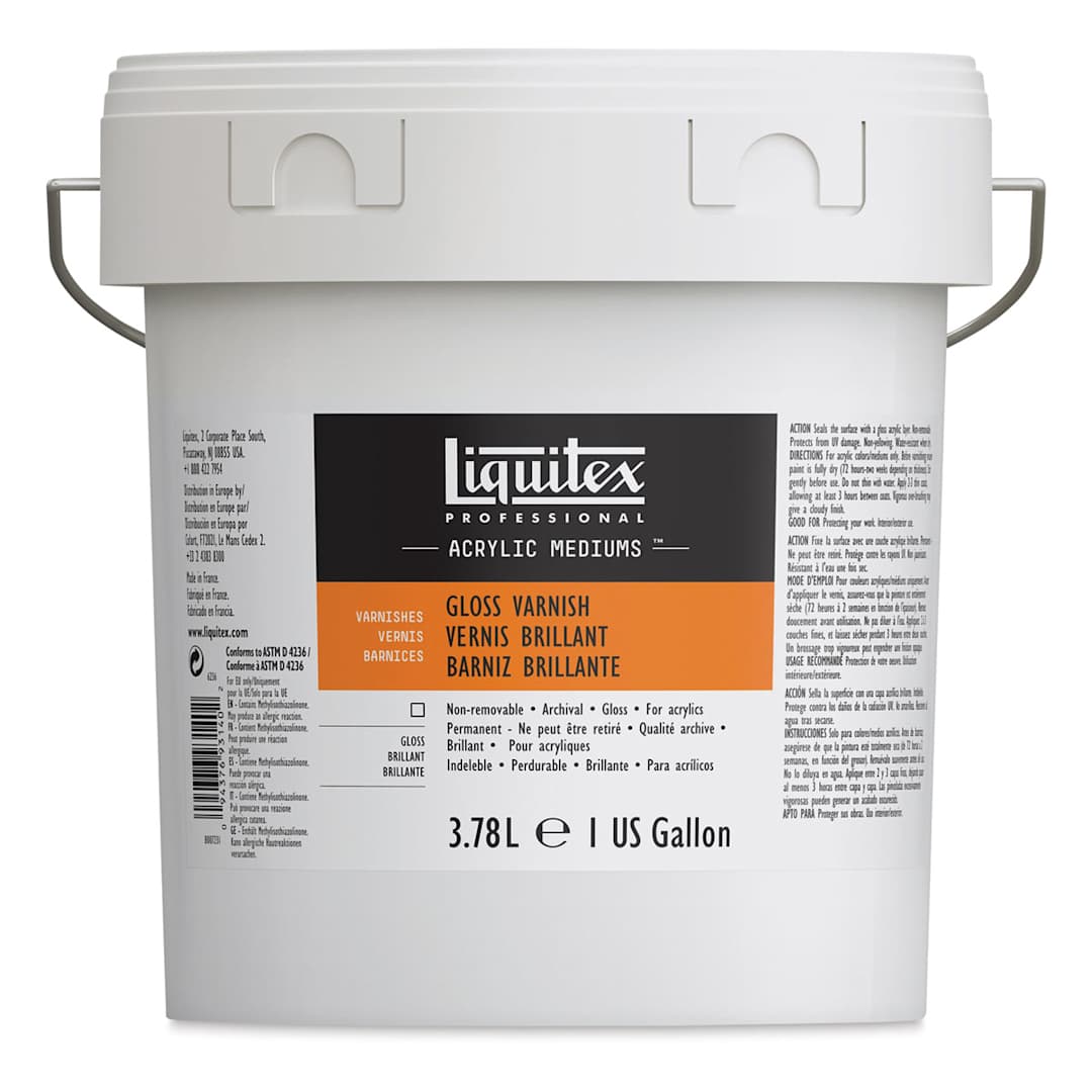 Open in modal - Liquitex Acrylic Varnish - Gloss, Gallon