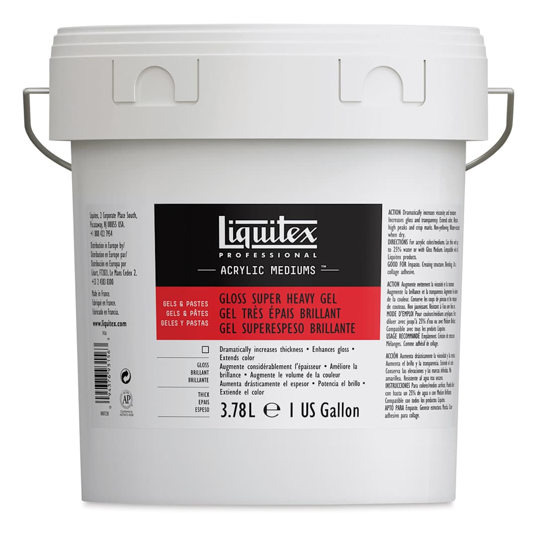 Open in modal - Liquitex Medium - Super Heavy Gel Medium. Gloss, 128 oz