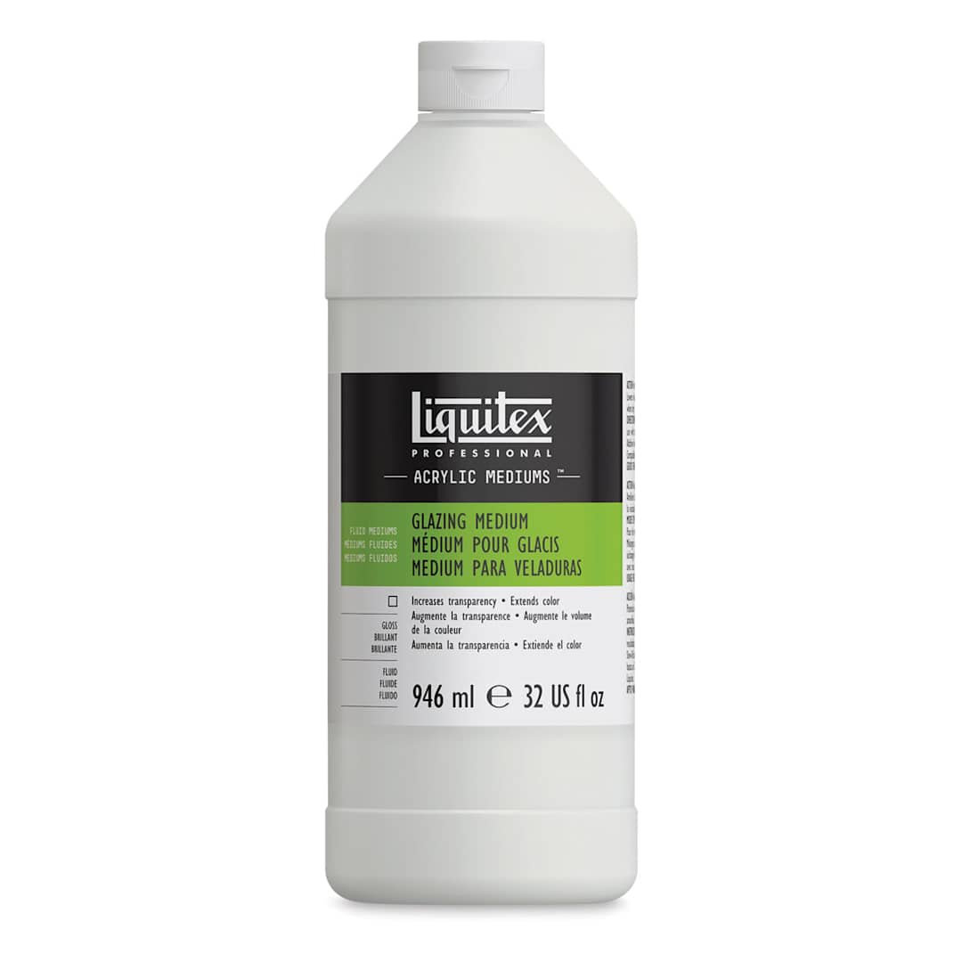 Open in modal - Liquitex Fluids Acrylic Glazing Medium - 32oz Bottle