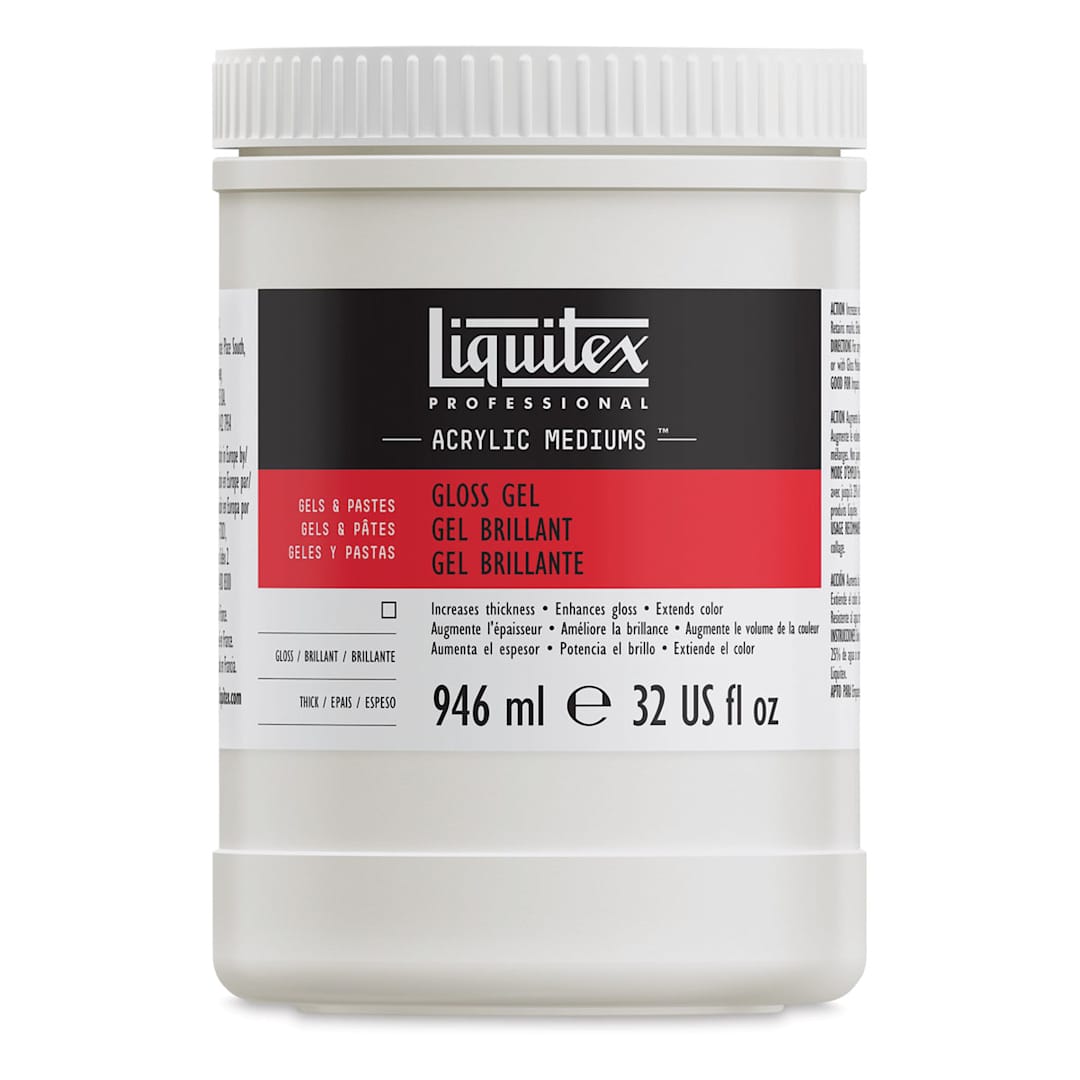 Open in modal - Liquitex Medium - Gel Medium, Gloss, 32 oz jar
