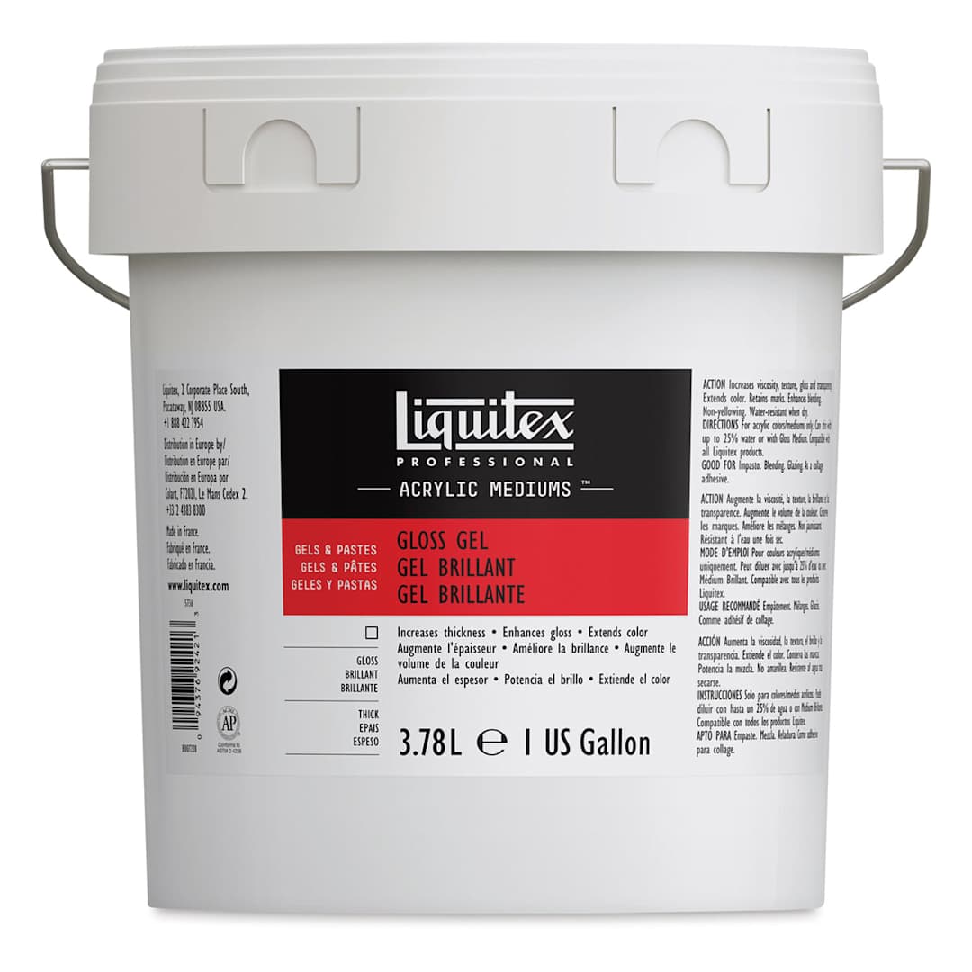 Open in modal - Liquitex Medium - Gel Medium, Gloss, 128 oz