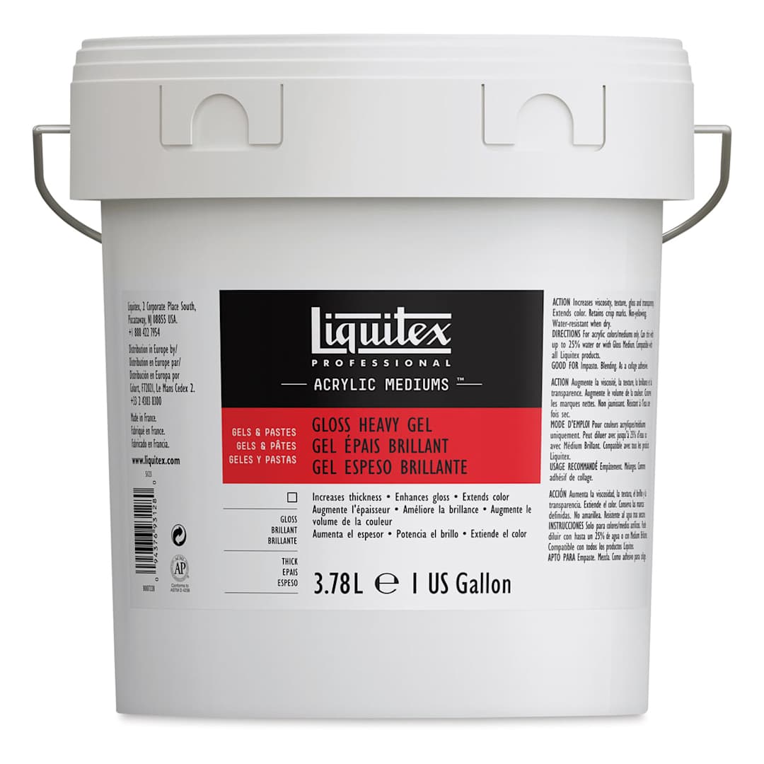 Open in modal - Liquitex Medium - Heavy Gel Medium, Gloss, 128 oz