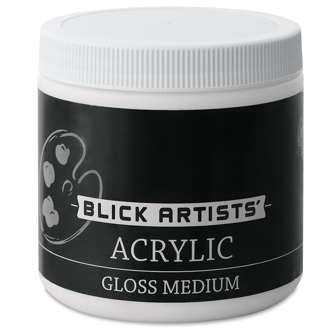 Open in modal - Blick Artists Acrylic Medium - Blick Acrylic Medium, Gloss, 16 oz