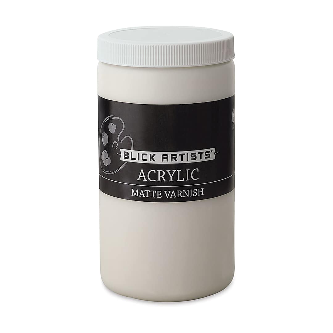 Open in modal - Blick Artists Acrylic Medium - Blick Artists' Acrylic Matte Varnish, 32 oz