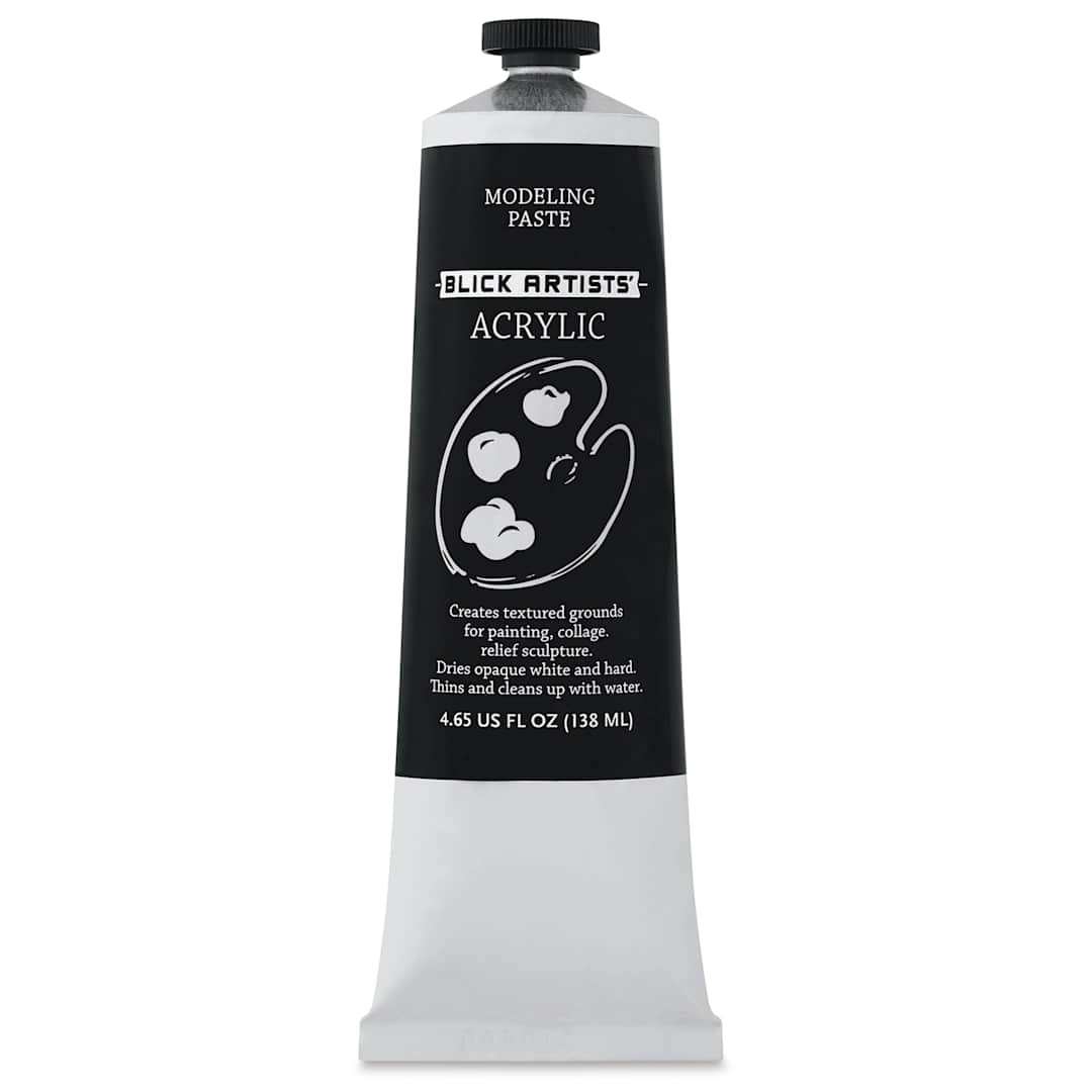 Open in modal - Blick Artists' Acrylic Medium - Blick Artists' Acrylic Modeling Paste, 4.65 oz tube