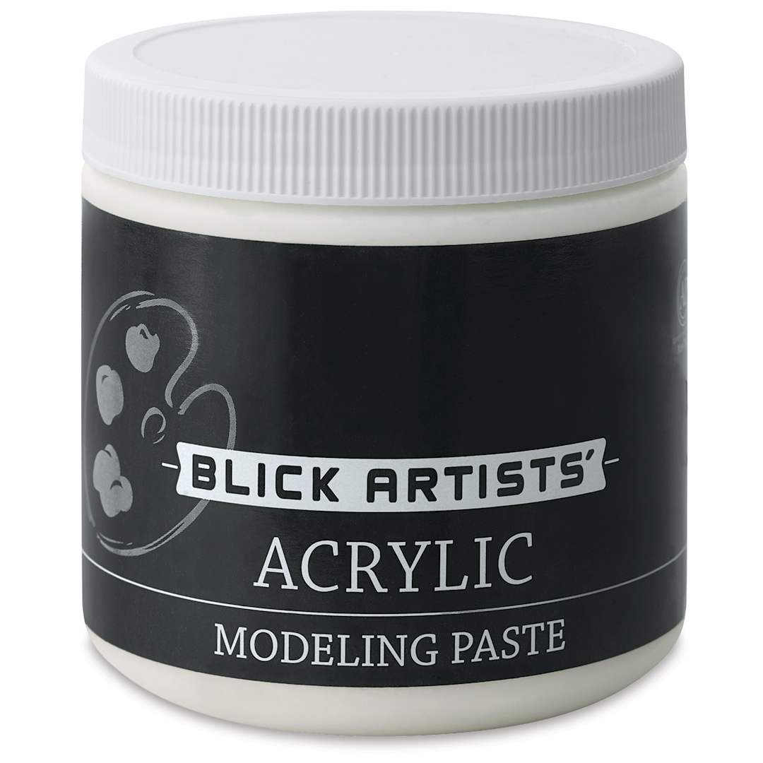 Open in modal - Blick Artists Acrylic Medium - Blick Artists' Acrylic Modeling Paste, 16 oz