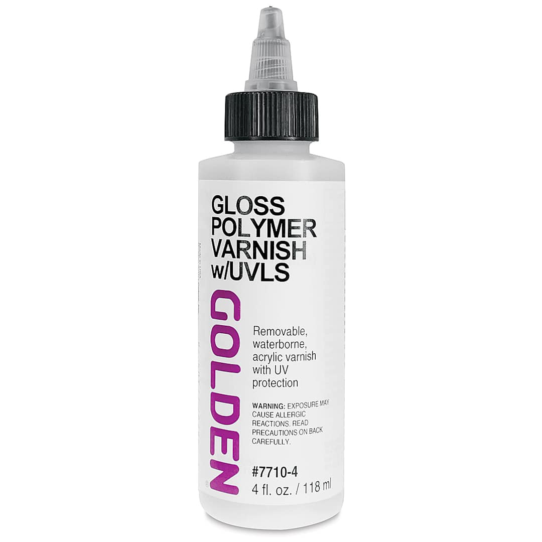 Open in modal - Golden Acrylic Polymer Varnish - Gloss, 4 oz bottle