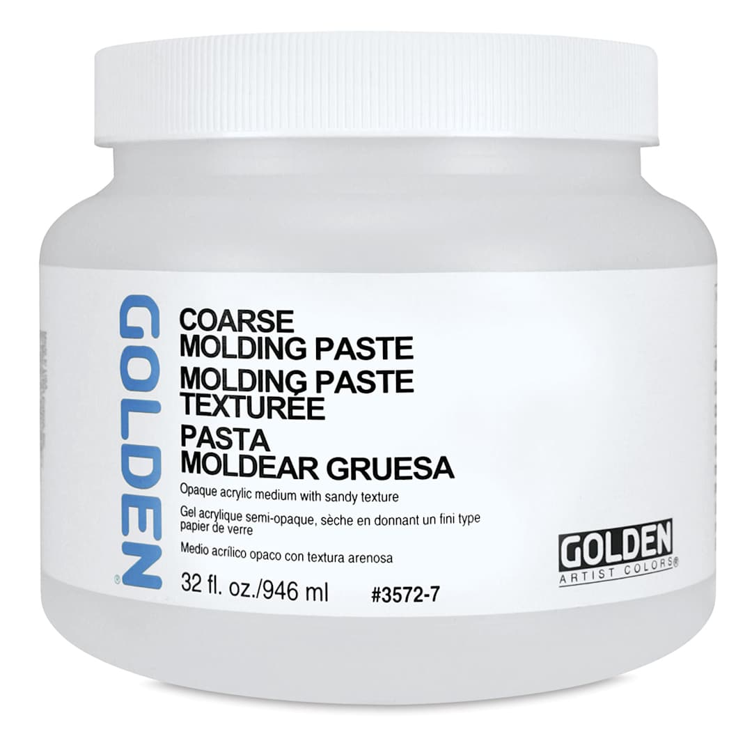Open in modal - Golden Molding Paste Medium - Coarse, 32 oz jar