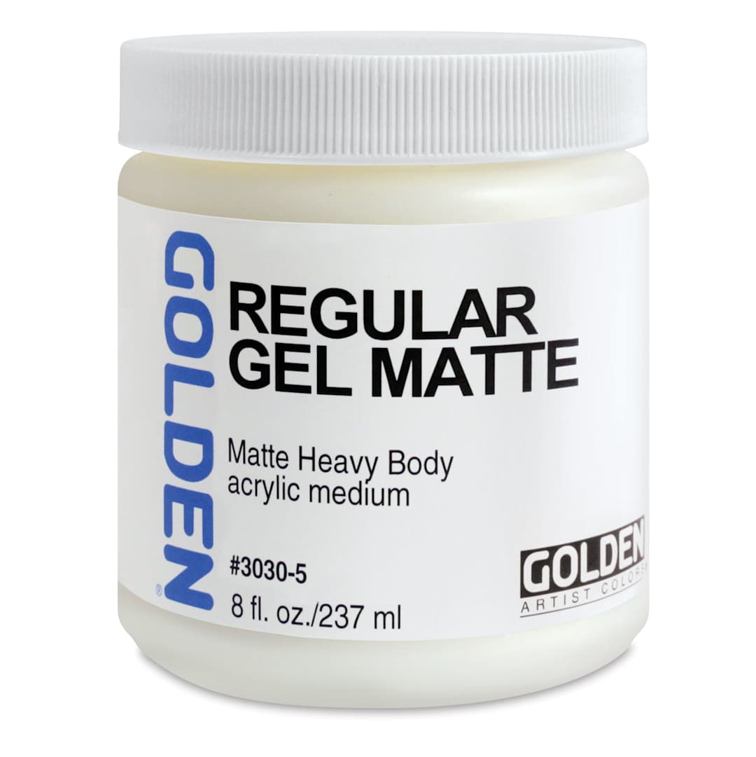 Open in modal - Golden Regular Acrylic Gel Medium - Matte, 8 oz jar