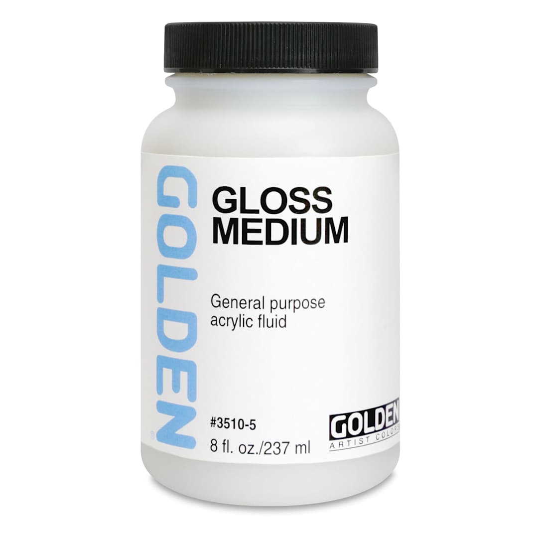 Open in modal - Golden Polymer Medium - Gloss, 8 oz jar