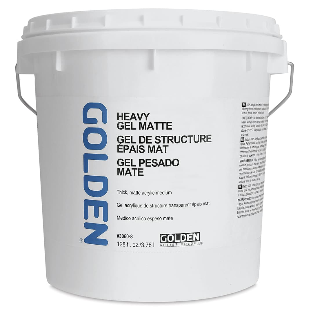 Open in modal - Golden Heavy Acrylic Gel Medium - Matte, 128 oz tub
