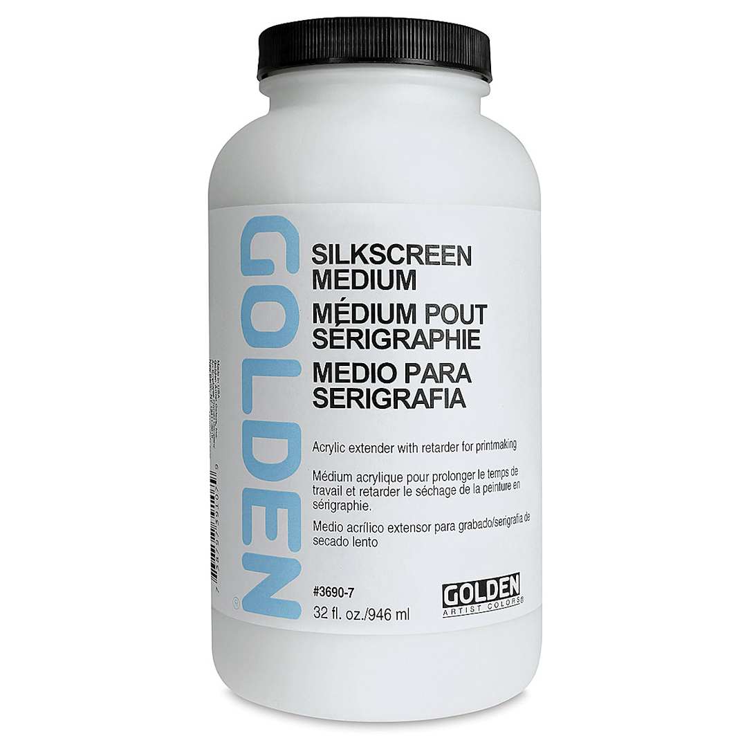 Open in modal - Golden Silkscreen Medium, 32 oz jar