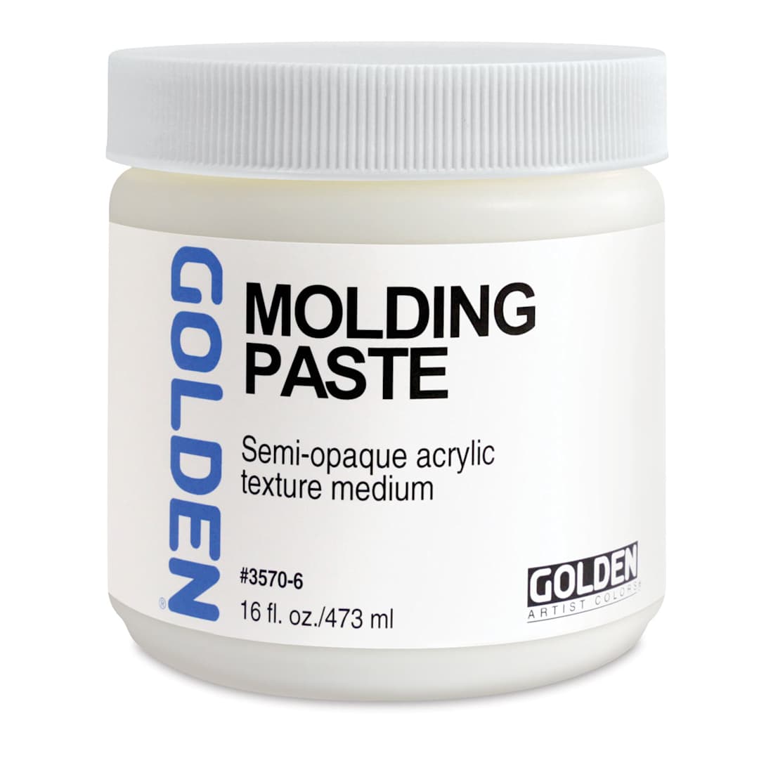 Open in modal - Golden Molding Paste Medium - 16 oz jar