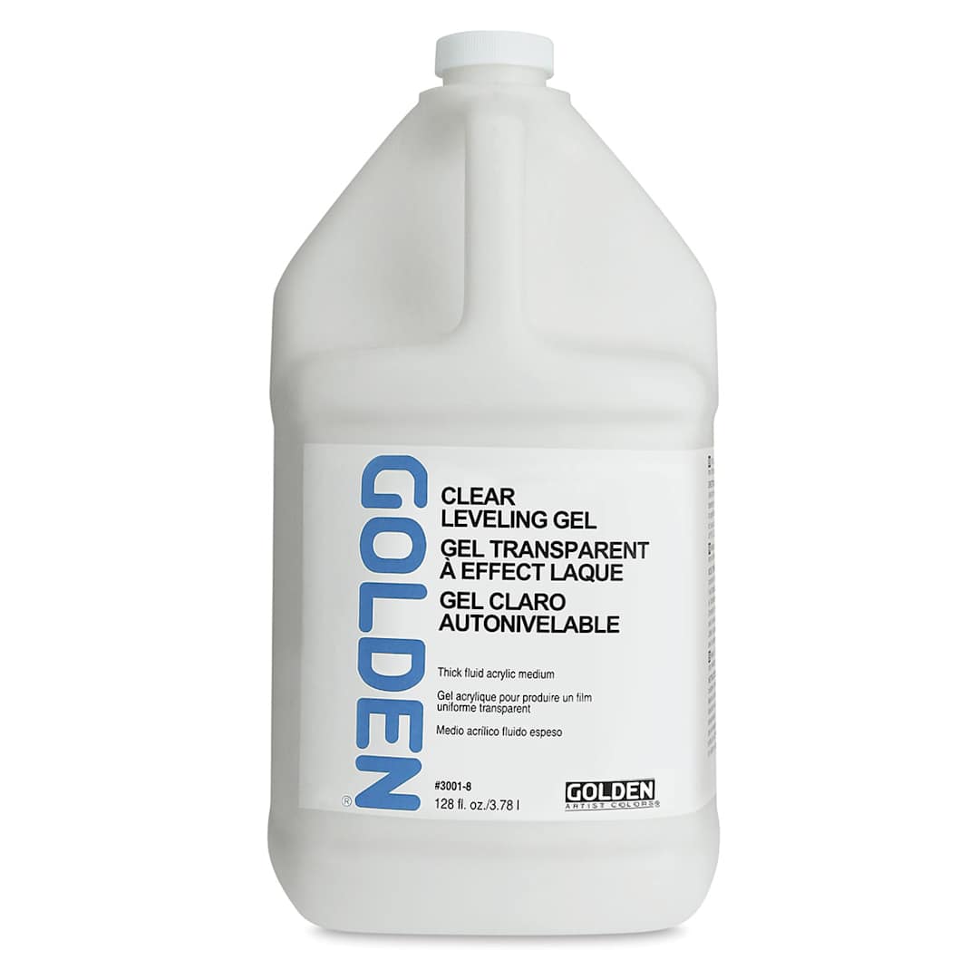 Open in modal - Golden Self-Leveling Clear Gel Medium - Gloss, 128 oz tub
