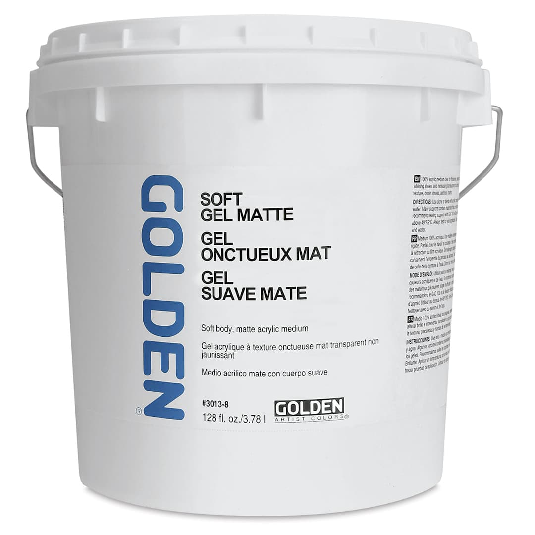 Open in modal - Golden Soft Acrylic Gel Medium - Matte, 128 oz tub