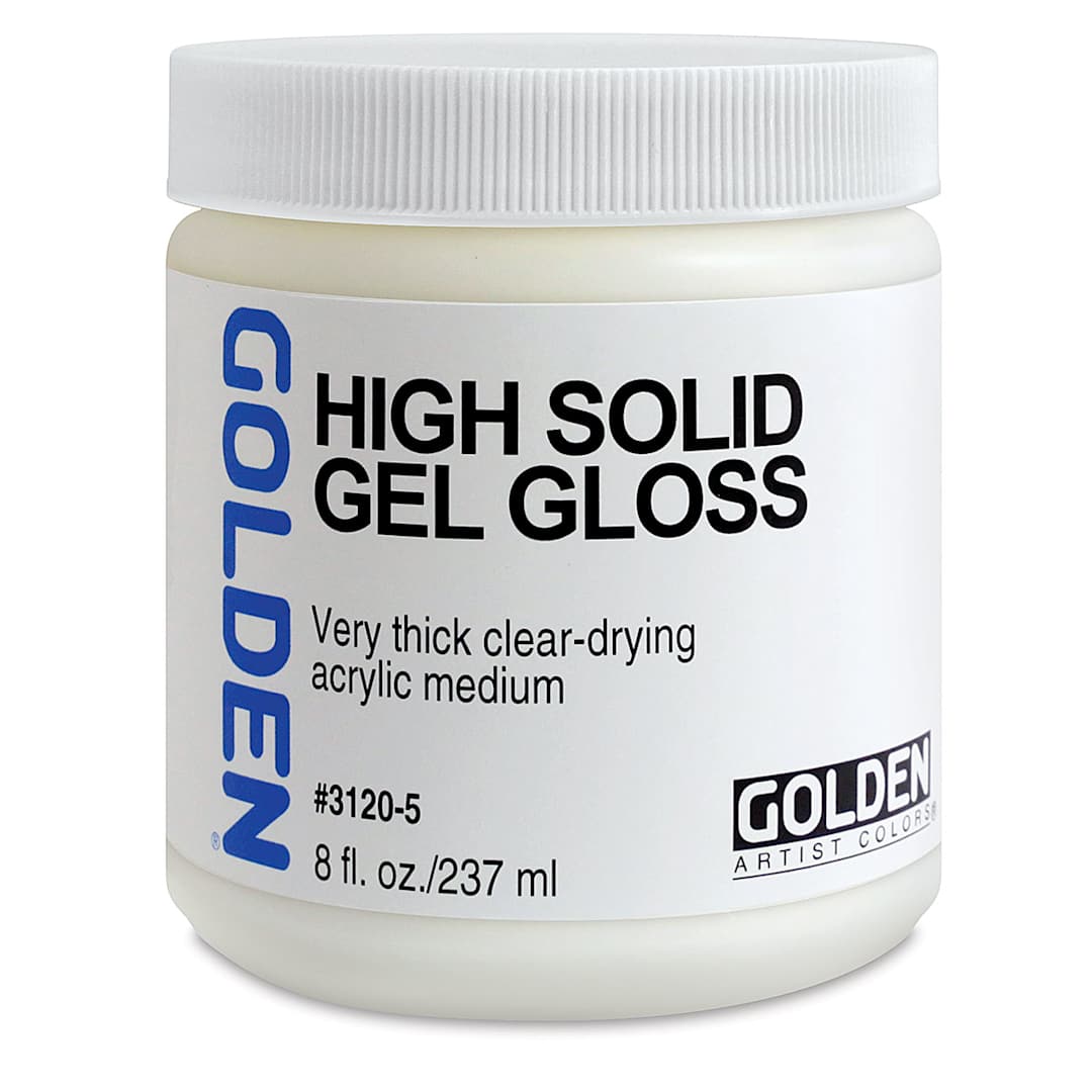 Open in modal - Golden Medium, Gloss- High Solid Gel,  8 oz jar