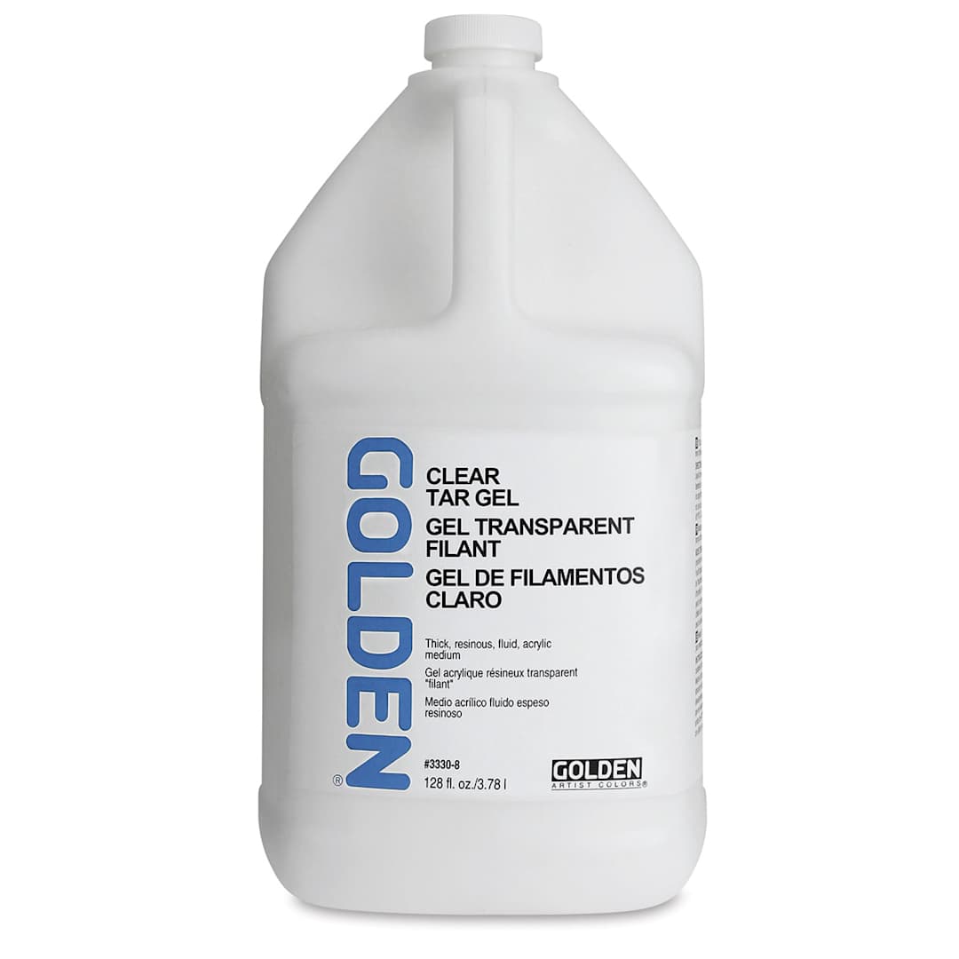 Open in modal - Golden Acrylic Gel Medium - Clear Tar, 128 oz tub