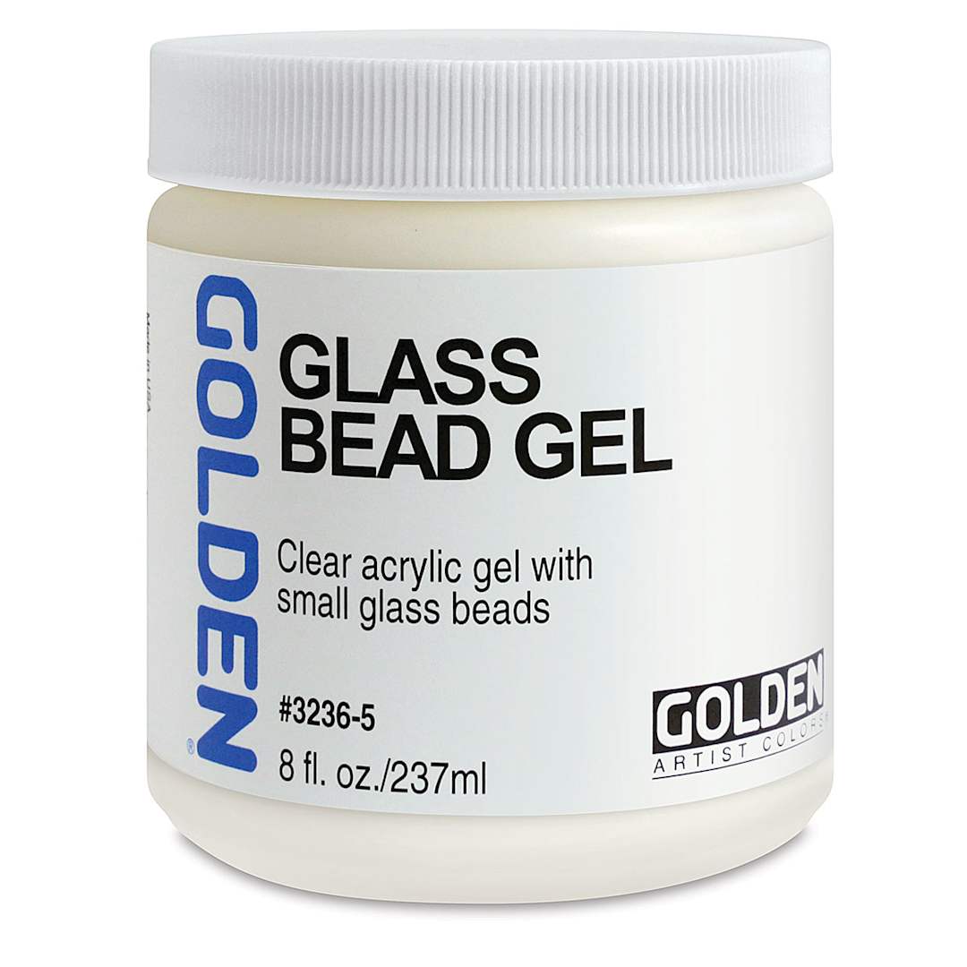 Open in modal - Golden Acrylic Gel Medium - Glass Bead, 8 oz jar