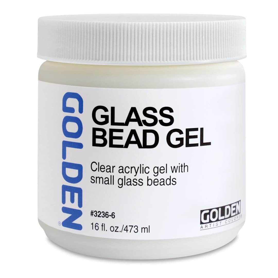 Open in modal - Golden Acrylic Gel Medium - Glass Bead, 16 oz jar