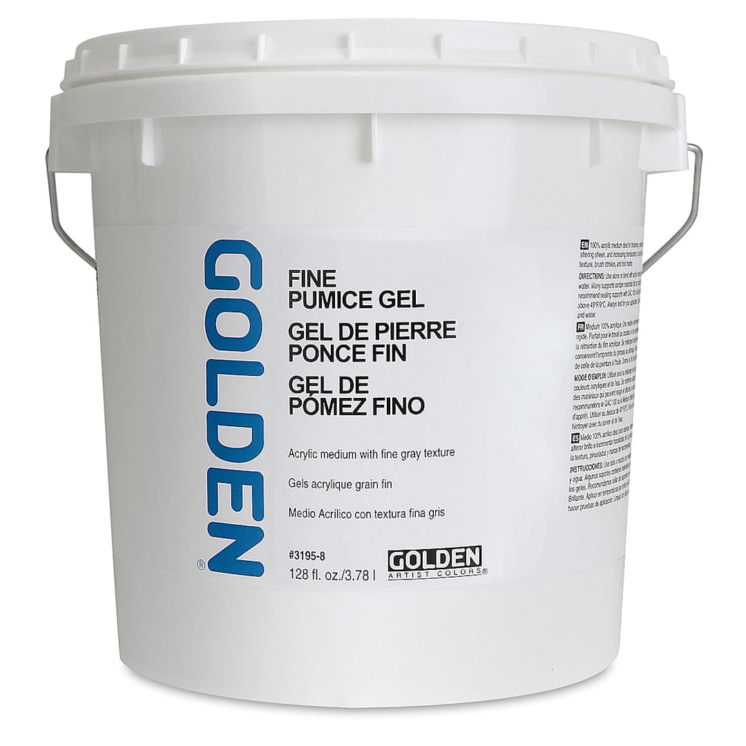 Open in modal - Golden Pumice Gel Medium - Fine, 128 oz tub