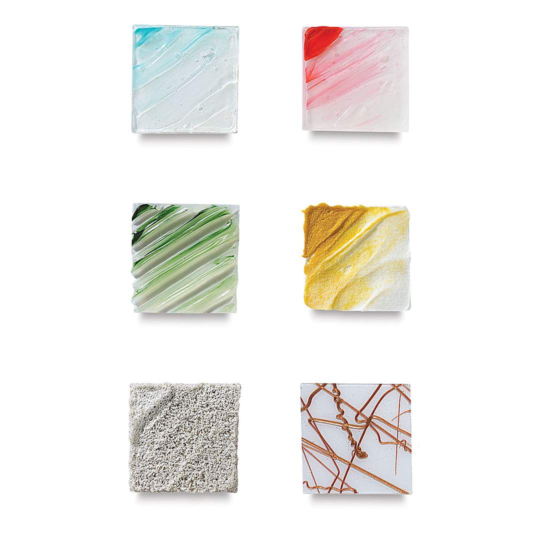 Open in modal - Golden Acrylic Gel Medium Sampler Set