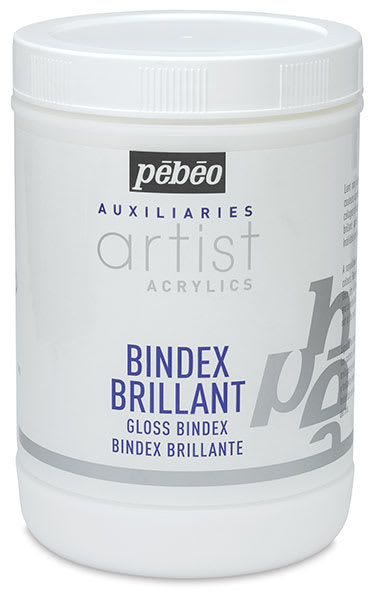 Open in modal - Pebeo Bindex Brillant - Front of 1 liter jar
