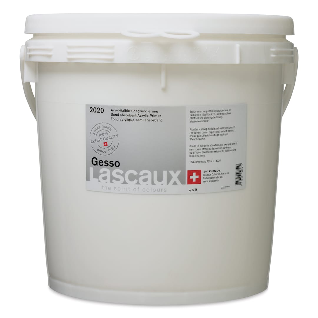 Open in modal - Lascaux Primer Gesso - 5L bucket