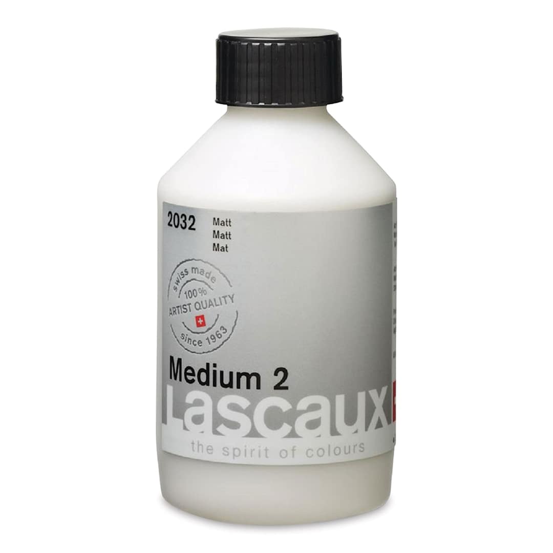 Open in modal - Lascaux Artist Acrylics - Medium 2 Matte, 250 ml jar